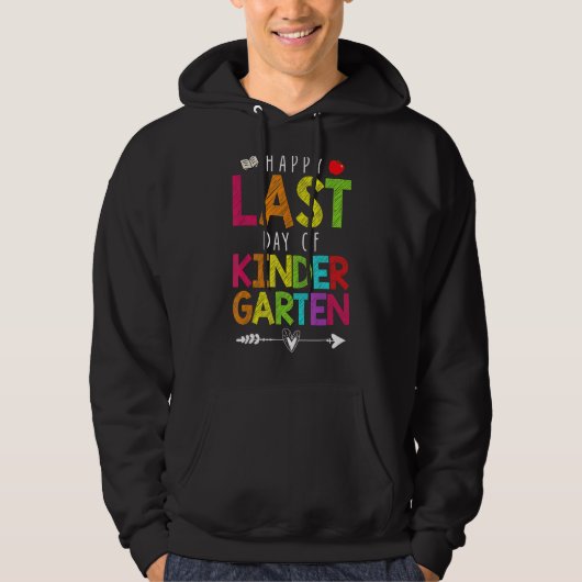 Fijne laatste dag van de schoolloopbaan hoodie (Voorkant)