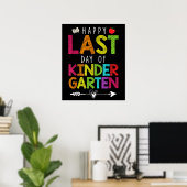 Fijne laatste dag van de schoolloopbaan poster (Thuiskantoor)