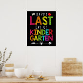 Fijne laatste dag van de schoolloopbaan poster (Keuken)