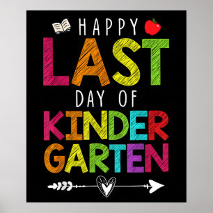 Fijne laatste dag van de schoolloopbaan poster