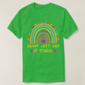 Fijne laatste dag van de schoolregenboogleraar Stu T-shirt (Design voorkant)