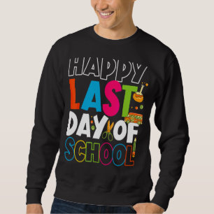 Fijne laatste dag van de schoolstudenten en docent trui