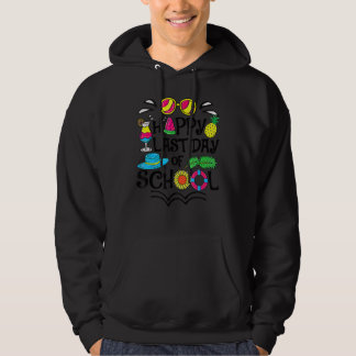 Fijne laatste dag van de schoolstudenten en lerare hoodie
