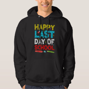 Fijne laatste dag van de schoolstudenten en lerare hoodie