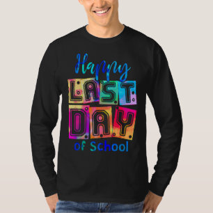 Fijne laatste dag van de schoolstudenten en lerare t-shirt