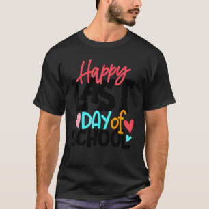 Fijne laatste dag van de schoolstudenten en lerare t-shirt