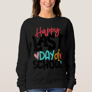 Fijne laatste dag van de schoolstudenten en lerare trui