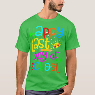 Fijne laatste dag van de studie van leerkrachten t-shirt