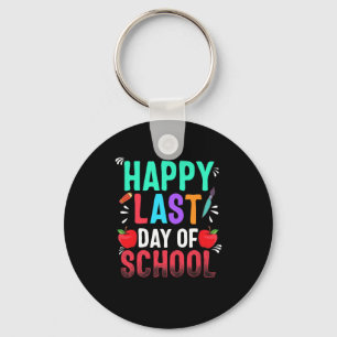 Fijne laatste dag van de studie van schoollerarenw sleutelhanger