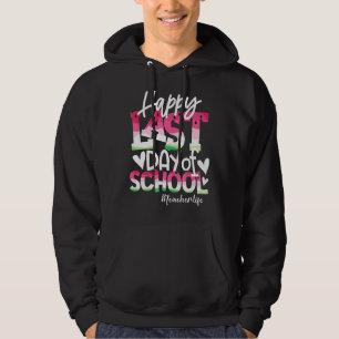 Fijne laatste dag van het schoolleven van de water hoodie