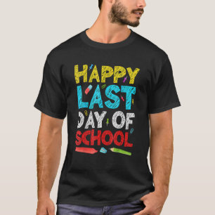 Fijne laatste dag van school uit voor zomerleraar  t-shirt