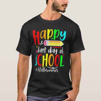 Fijne laatste dag van schoolzomerleraar Gr T-shirt