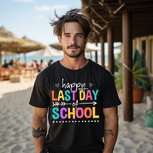 Fijne laatste schooldag Hallo zomer  T-shirt