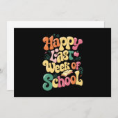 Fijne laatste week van school Docenten Studenten G Kaart (Voorkant / Achterkant)