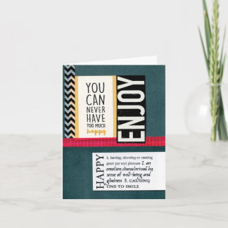 Fijne (lege) gevouwen kaart 4"x5.6"