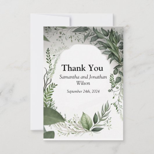 Fijne lente laat rondlopen rond bruiloft Bedankt (Voorkant)