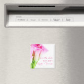 Fijne Lente Roze Calla Magneet (Insitu (Vaatwasser))
