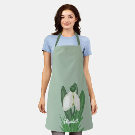 Fijne Lentebloem Sneeuwklokje  Schort