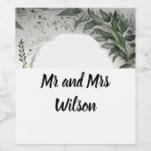 Fijne lenteverlaten Weddenschap Wijnlabel Wijn Etiket (Enkel label)