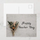 Fijne lerarendag briefkaart (Voorkant / Achterkant)