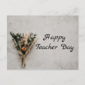 Fijne lerarendag briefkaart (Voorkant)