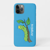 Fijne leuke cartoon met groene caterstijl Case-Mate iPhone case (Achterkant)