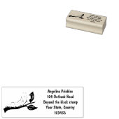 Fijne leuke cartoon met groene caterstijl rubberstempel (Gestempeld)