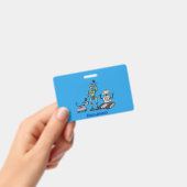 Fijne leuke robots trio cartoon badge (Handheld)