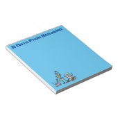 Fijne leuke robots trio cartoon notitieblok (Schuin)