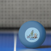 Fijne leuke robots trio cartoon pingpongbal (Net)