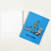 Fijne leuke robots trio cartoon planner (Display)