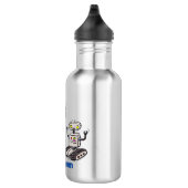 Fijne leuke robots trio cartoon waterfles (Rechts)