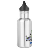 Fijne leuke robots trio cartoon waterfles (Links)