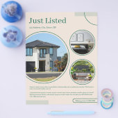 Fijne Lijnen Makelaar Zand Flyer (Enkel)