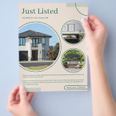 Fijne Lijnen Makelaar Zand Flyer (Hand)