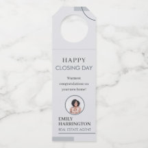 Fijne Lijnen Sluitingsdag Vastgoedmakelaar Grijs