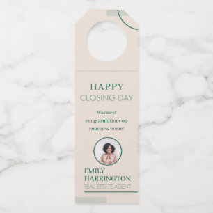 Fijne lijnen Sluitingsdag Vastgoedmakelaar Zand Flessenhanger
