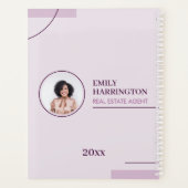 Fijne Lijnen Vastgoedmakelaar Roze Planner (Achterkant)