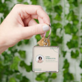 Fijne Lijnen Vastgoedmakelaar Zand Sleutelhanger (Hand)
