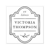 Fijne lijst Elegant Ex Libris Boekplaat Boek Zelfinktende Stempel (Design)