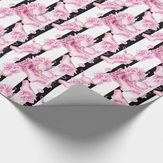 Fijne lingerie Vrijgezellenfeest omhulling Cadeaupapier (Hoek)