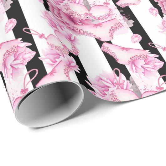 Fijne lingerie Vrijgezellenfeest omhulling Cadeaupapier (Rol Hoek)