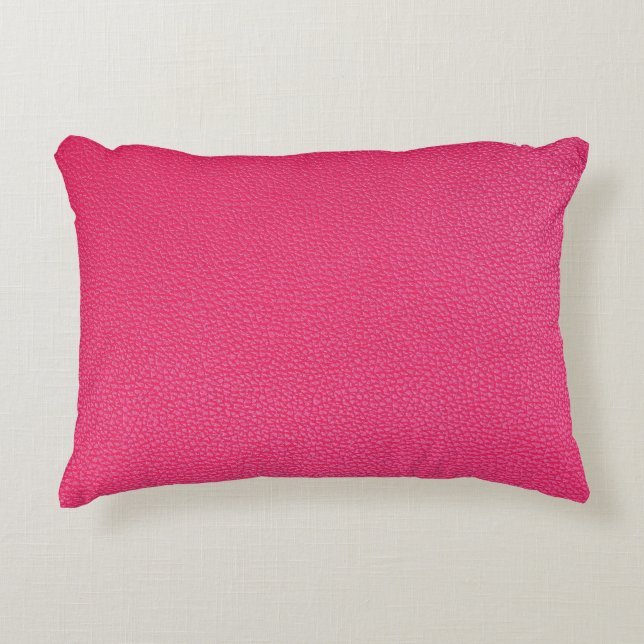 Fijne luxe roze doek textuur. accent kussen (Voorkant)