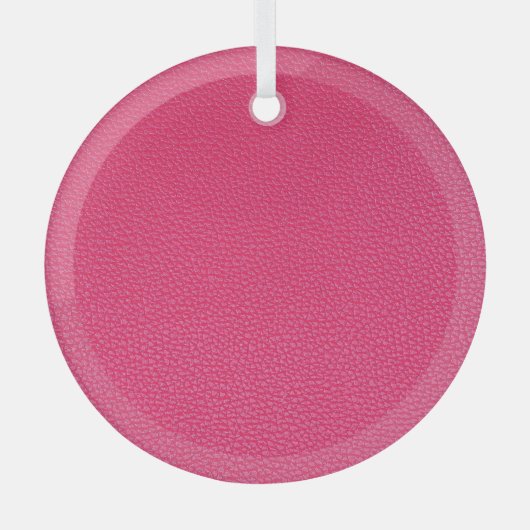 Fijne luxe roze doek textuur. glas ornament (Voorkant)