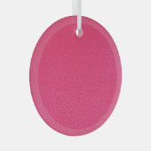 Fijne luxe roze doek textuur. glas ornament (Voorkant Rechts)