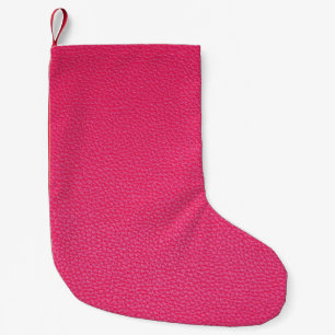 Fijne luxe roze doek textuur. kleine kerstsok