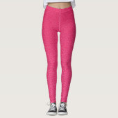 Fijne luxe roze doek textuur. leggings (Voorkant)