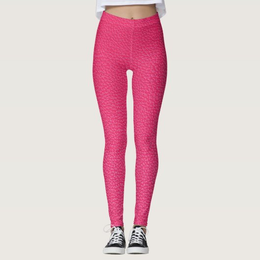 Fijne luxe roze doek textuur. leggings (Voorkant)