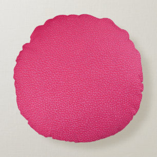 Fijne luxe roze doek textuur. rond kussen