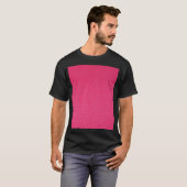 Fijne luxe roze doek textuur. t-shirt (Voorkant volledig)